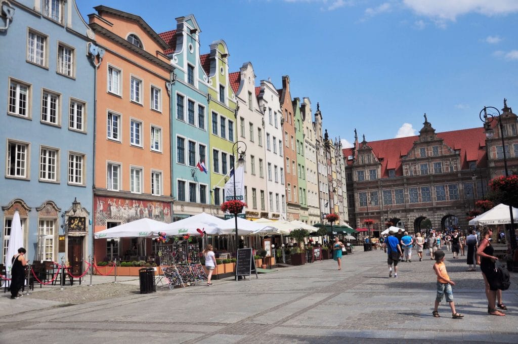 Long Market Square Dlugi Targ Gdansk