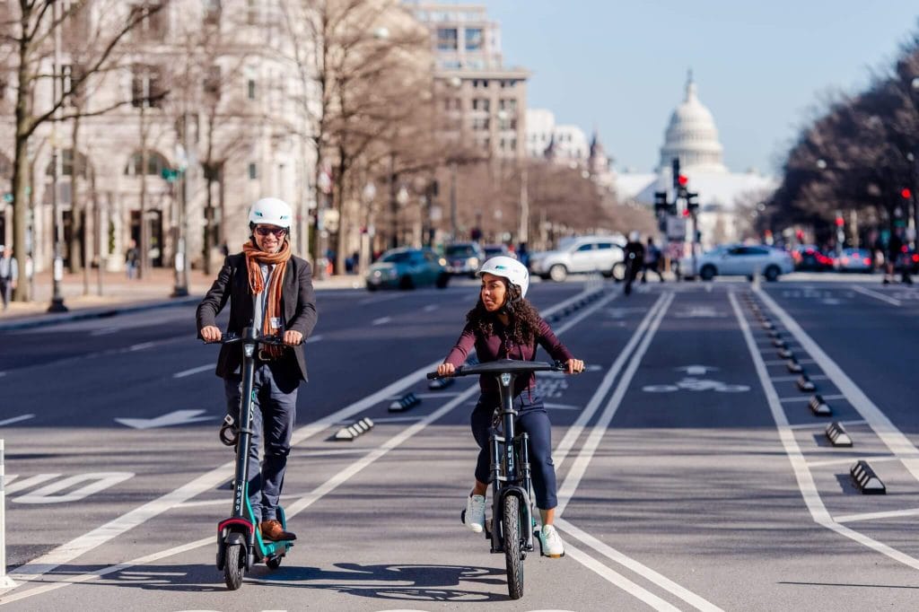 Veo Class 2 E-bikes and Scooters in Washington